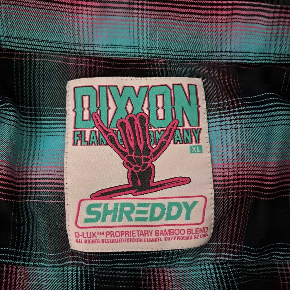 Women's Dixxon Shreddy Plaid  Button Down Shirt - Picture 8 of 10